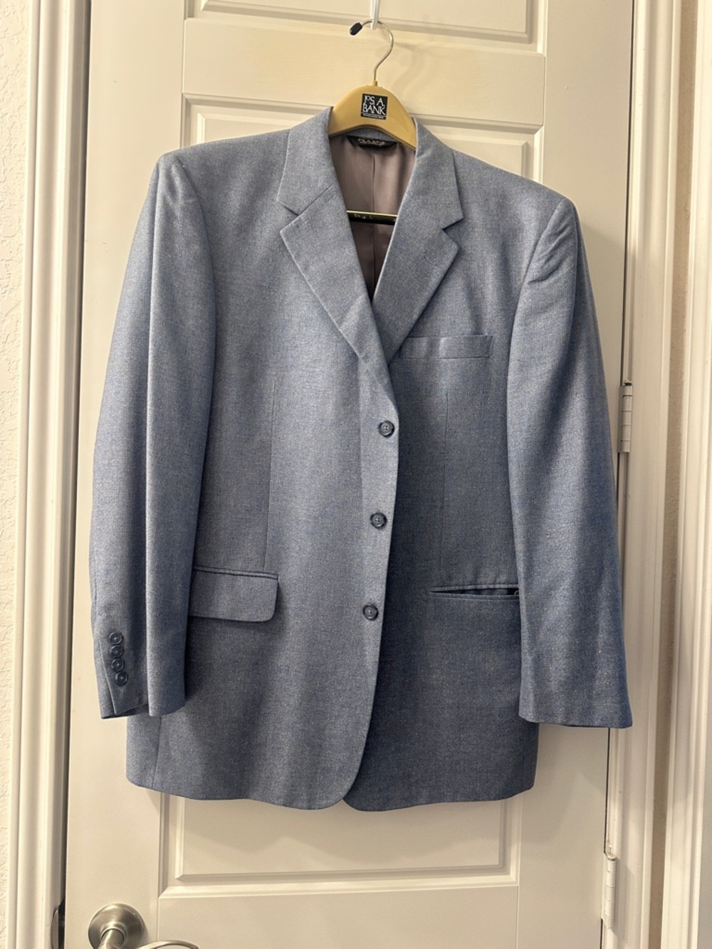 Jos. A. Bank 100% Silk Light Blue Men's Sport Coat